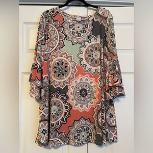 SOL womens printed tunic